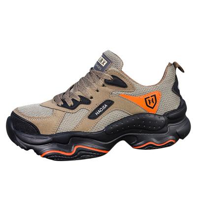 China Anti Sensational Men Increasing Smash Proof Shoes And Puncture Proof Safety Shoes EVA Sole Work Shoes Upgrowing Lightweight Breathable Non-slip for sale