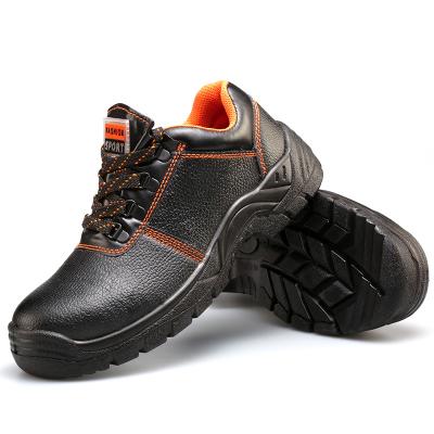 China ANTI KNOCK ANTI HEADLINE Oil Resistant Anti Slip Steel Head Protection Heavy Duty Piercing Leather Digging Work Shoes for sale