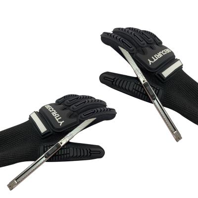 China Best Impact Resistant Tactical Protective Gear Tpr Police Riots Anti Cut Gloves for sale