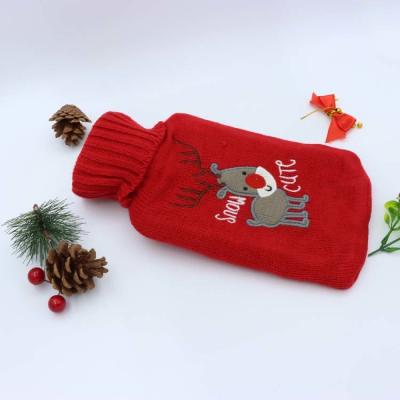 Китай Customized Logo 1l Rubber Hot Water Bag Keep Warm In Winter продается