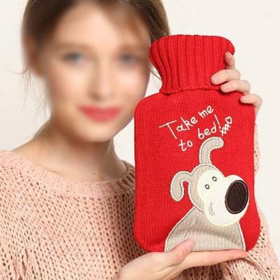 Китай Water-filling Rubber silicone Hot Water Bottle Bag Hot Heat Pack Warm продается