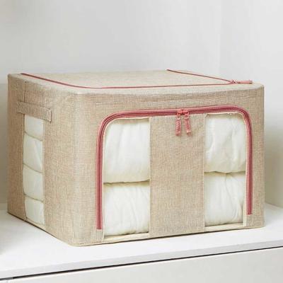 Chine Stockage ultra-léger inodore de tissu avec le couvercle, grandes boîtes de rangement antipoussière de tissu à vendre