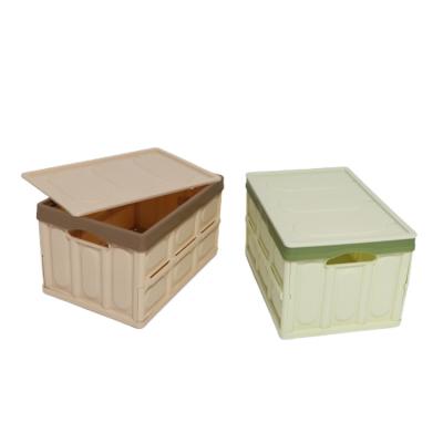 China Multiscene Vouwbare Plastic Container, Geurloze Opvouwbare Plastic Kratten met Deksels Te koop