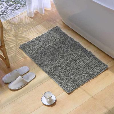 China Custom Chenille Bathroom Mat With Any Pattern Rectangular for sale