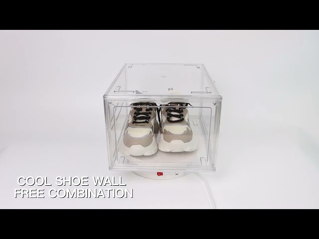 Magnetic Plastic Acrylic Shoe Boxes