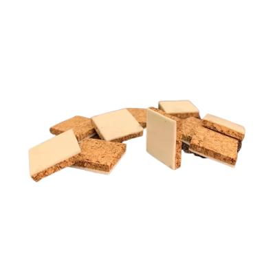 China Protection Function Composition Cork Pads With Hot Glue for Protecting Glass for sale