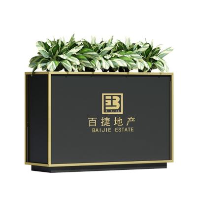 China New Minimalist Type Fashion Stainless Steel Flower Bargain Price Outdoor Box for sale