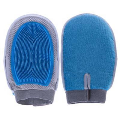 China Sustainable 2in1 Pet Bath Grooming Mitt for sale