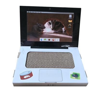 China New sustainable cat design with computer wavy cat scratch for sale