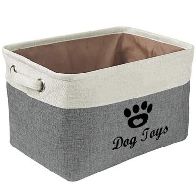 China Manufacturer Stocked Customized Foldable Washable Pet Toy Storage for sale