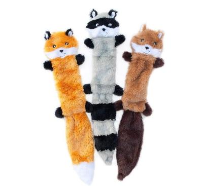 China Wholesale Stocked Can Be Discounted Sounding Raccoon Pet Toys Plush for sale