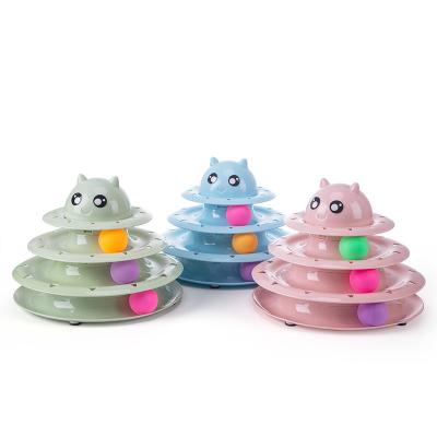 China New Hot Selling Interactive Stocked Colorful Interesting Cat Toy for sale