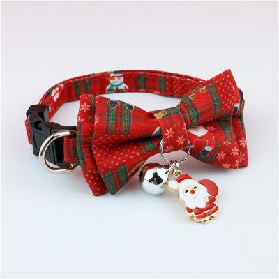 China Personalized Customizable Colors and Patterns Detachable Bowknot Cat Collar for sale