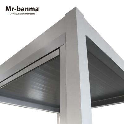 China Easily Assembled Waterproof Bioclimatic Pergola by M.-Banma Aluminum Pergola Outdoor Garden for sale