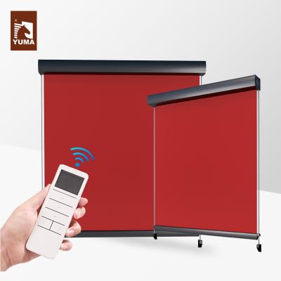 China Modern Steel-Wire Track Guide Surface Roller Blinds Motorized, Zip Track Blinds à venda