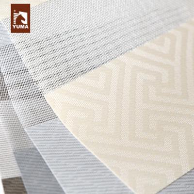 China Water Resistant PVC Roll Blind Sunscreen Jacquard Fabric For Upholstery for sale