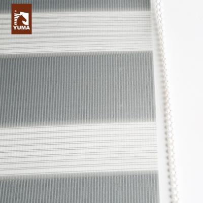 China Heat-insulation semi day and night blackout blind roll fabric for sale for sale