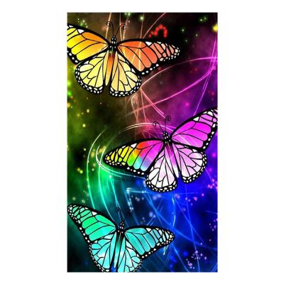 China Wholesale High Quality Waterproof+ECO-Friendly Home Decor Art 5d Butterfly Diamond Painting Round Custom Full Diamond Diamond Painting for sale