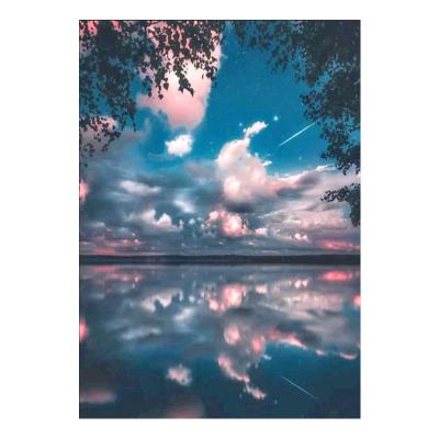 China Wholesale Custom Waterproof+ECO-Friendly sea landscape home decor diy painting,5D diamond painting kit for sale