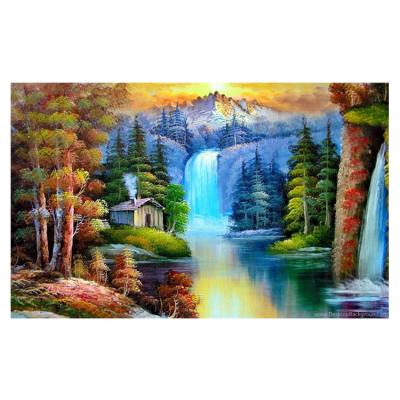 China Waterproof+ECO-Friendly DIY Full Circle Diamond Seaside Scenery 5D Handmade High Quality Diamond Painting for sale