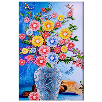 China Waterproof+ECO-Friendly DIY Home Decor 5D Diamond Painting Flower Large Size Round Diamond Painting Full Art for sale