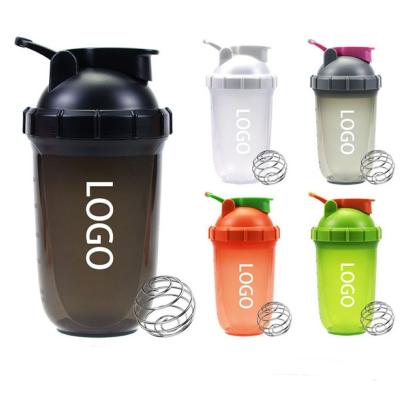 China New Shaker Shaker Cup Protein Powder Fitness Water Exercise Cup BPA Modern Albumen 500ml Loose Powder Plastic Shaker Water Bottle for sale