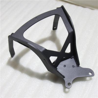 China Carbon Steel Precision Sheet Metal Parts Welded Metal Bending Part For Auto Rear Fender Bracket for sale