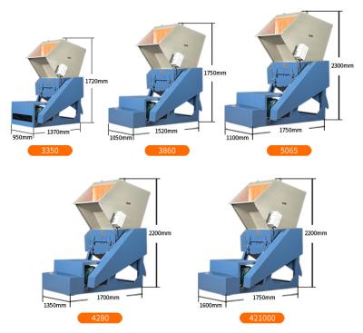 China Recycle scrap plastic shredder for waste plastic water bottle crushing machine PVC plastic scrap crusher for sale