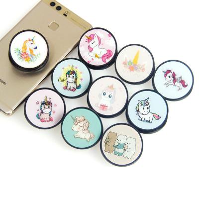 China Free Sample Adjustable Wholesale Blank 3d Glitter Resin Custom Phone Socket With Logo Mobile Phone Holder Sublimation Grip Up Sockets for sale