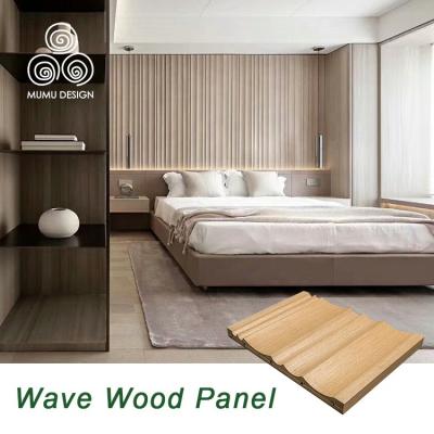 China Modern Cladding 3D Wall Panel Art Wall Wood Panels /Boards Oak Pine Timber Plank Slat Tarpaulin Strip from MUMU for sale