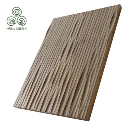 China Decorative Residential Solid Shower Wall Panel Sound Insulation Sandwich Cladding Wood Panel For Living Room for sale