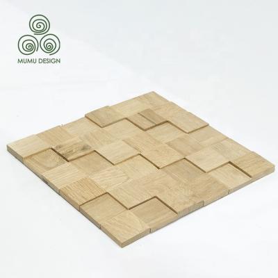 China Parquet MUMU Honeycomb Fluted Brick Tiles Para Panels Home Decorative Fluted Decorative Mosaic for sale