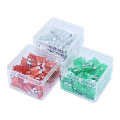 China 50PCS LOW VOLTAGE Blade ATC Plug-in Fuse with Plastic Box (3A/5A/7.5A/10A/15A/20A/25A/30A/35A/40A) for sale