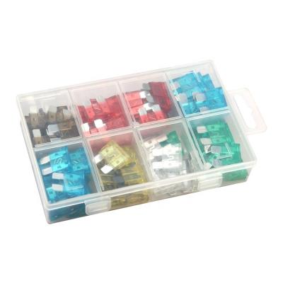 China LOW VOLTAGE 80PCS/kit/set Auto Blade Fuse Assortment For Car (2A/3A/4A/5A/7.5A/10A/15A/20A/25A/30A/35A/40A) for sale