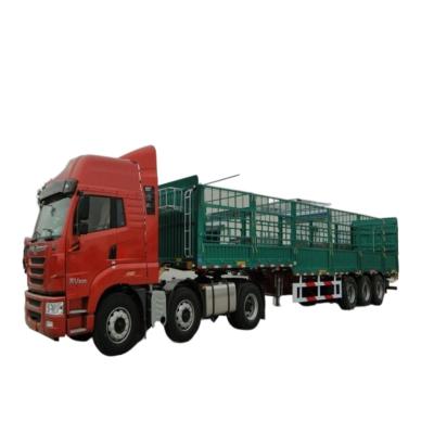 China V-shaped bulk truck trailer semi-trailer powder transport material bulk powder tanker semi-trailer for sale