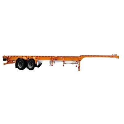 China Truck Trailer Container Semi Trailer Shipping Container Large Volume Sales Low Flatbed Semi Trailer for sale