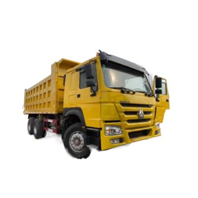 China 10 Wheels 375 Used Howo Auto Tilt Truck For High Hp Construction Engineering > 8L for sale