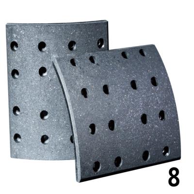 China High quality car brake pads for sale Fuhua 6/13 bridge 13T semi-metal rear brake pads for sale