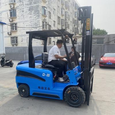 China Cheap Electric Forklift Truck 1.5t 2t 3ton Small Lithium Battery New Full Electric Forklift Hotels, Garment Shops for sale