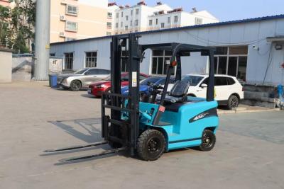 China 3 Stage Full Free Lift Kleine elektrische vorklift 48V/400Ah Charger All Terrain elektrische vorklift Te koop