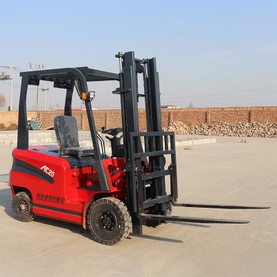 Chine Meilleur vendeur de tonnes Tout terrain accidenté électrique chariot élévateur à fourche Machines de manutention de matériaux 4 roues à vendre