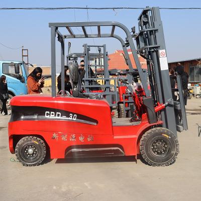 Chine Camion à palettes électrique 3 tonnes Solution idéale pour les besoins de manutention des matériaux à vendre