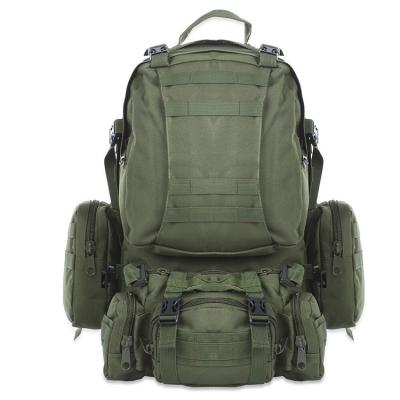 China 50L Waterproof 4 IN 1 Military Backpack For Men Large Rucksack Army Tactical Rucksack 3 Day Assault Pack for sale