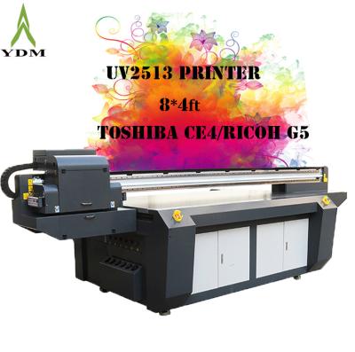 China Printing Shops Uv2513 Large Format Uv2513 Led Flatbed Printer Uv For Acrylic Printing for sale