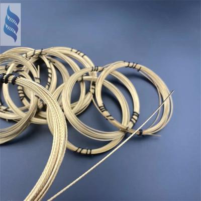 China 1*7-1.0mm Thin Copper Coated Wire Rope Steel Wire MANUFACTURING Brass Clad Rope for sale