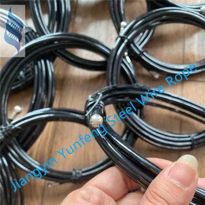 China PU Coated 7*19-4-6mm GYM Cable Fitness Equipment Accessories PU/NYLON Coated Steel Wire Rope for sale