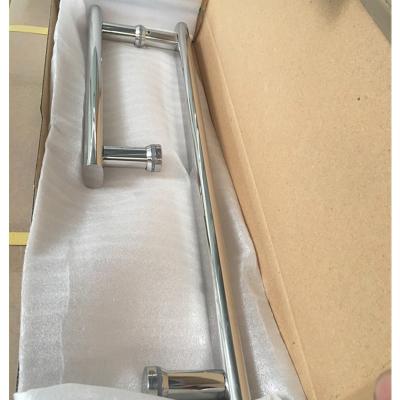 China Stainless steel sliding glass bathroom shower door handle  for sliding shower door door handle lever for sale