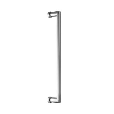 China 304 Stainless Steel Square Commercial Stainless Steel Long Sliding Glass Door Handle for sale