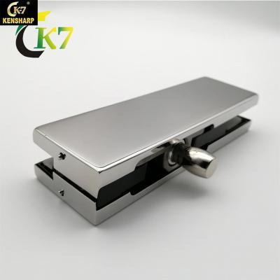 China KS-M30  Glass Stainless Steel Long Top Patch Fitting With Aluminum Alloy Body for sale