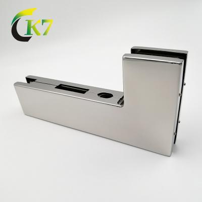 China Hydraulic stainless steel long top 10-12mm glass patch fitting With Aluminum Alloy Body zu verkaufen